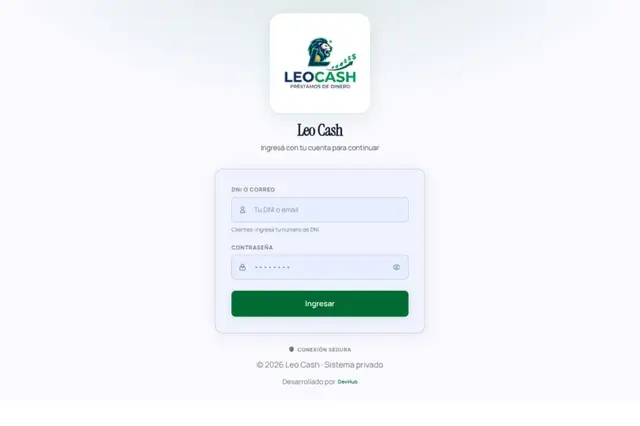 Screenshot de LeoCash